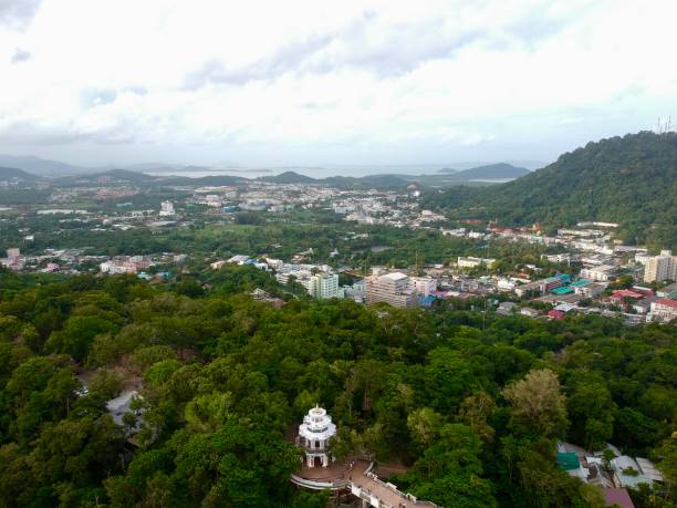 istock Phuket Town Thailand from above Khao Rang Hill by drone 1188889351