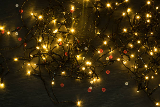 istock Christmas Light or Garland Lights on Natural Background 1188890807