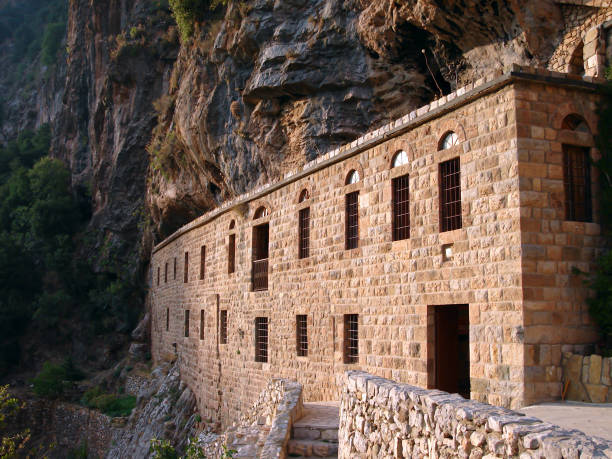 istock Beautiful Nature in north Lebanon and old monastery 1188894130