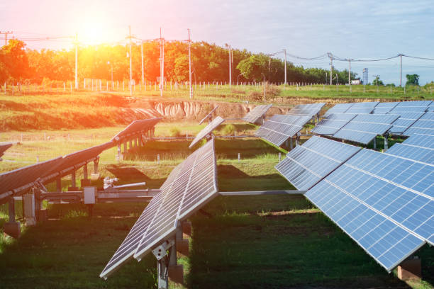 istock Solar panel, alternative electricity source, concept of sustainable resources, And this is a new system that can generate electricity more than the original, This's the sun-tracking systems 1188897792