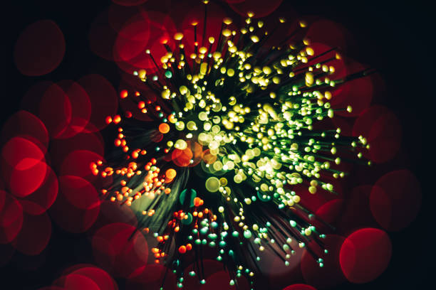 istock Beautiful abstract optical light bokeh on a glow background. 1188903103