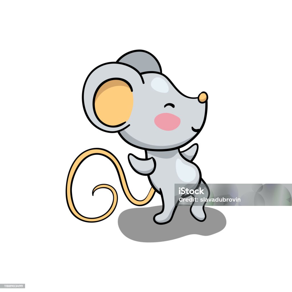 Cute Mouse Character Dancing 2020 New Year Symbolic Animal Rat Or Mouse  Cartoon Vector Illustration Stock Illustration - Download Image Now - iStock