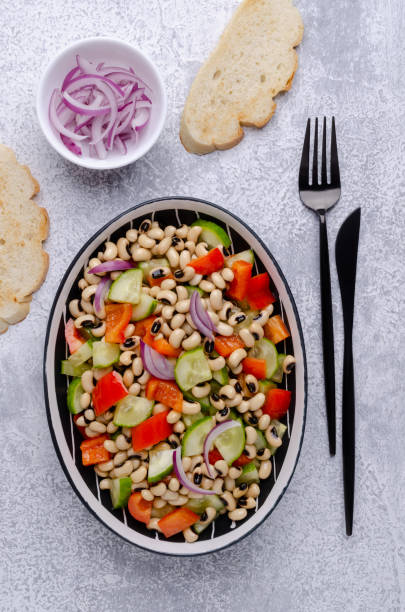istock Salad with beans and fresh vegetables 1188907055