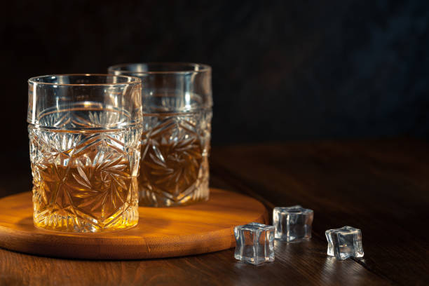 istock Whiskey in glass with ice 1188908422