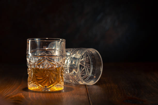 istock Whiskey in glass with ice 1188908435