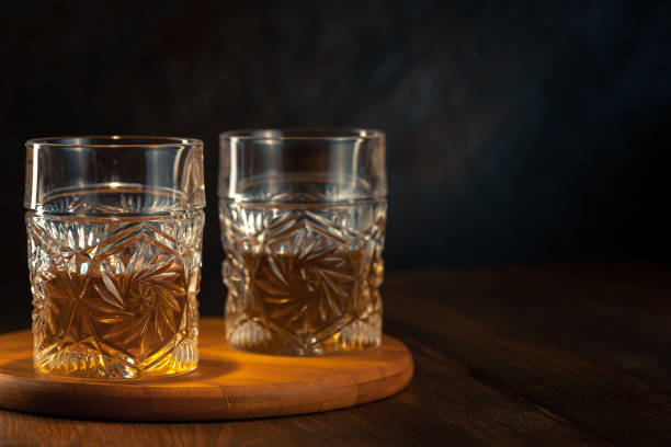 istock Whiskey in glass with ice 1188908441
