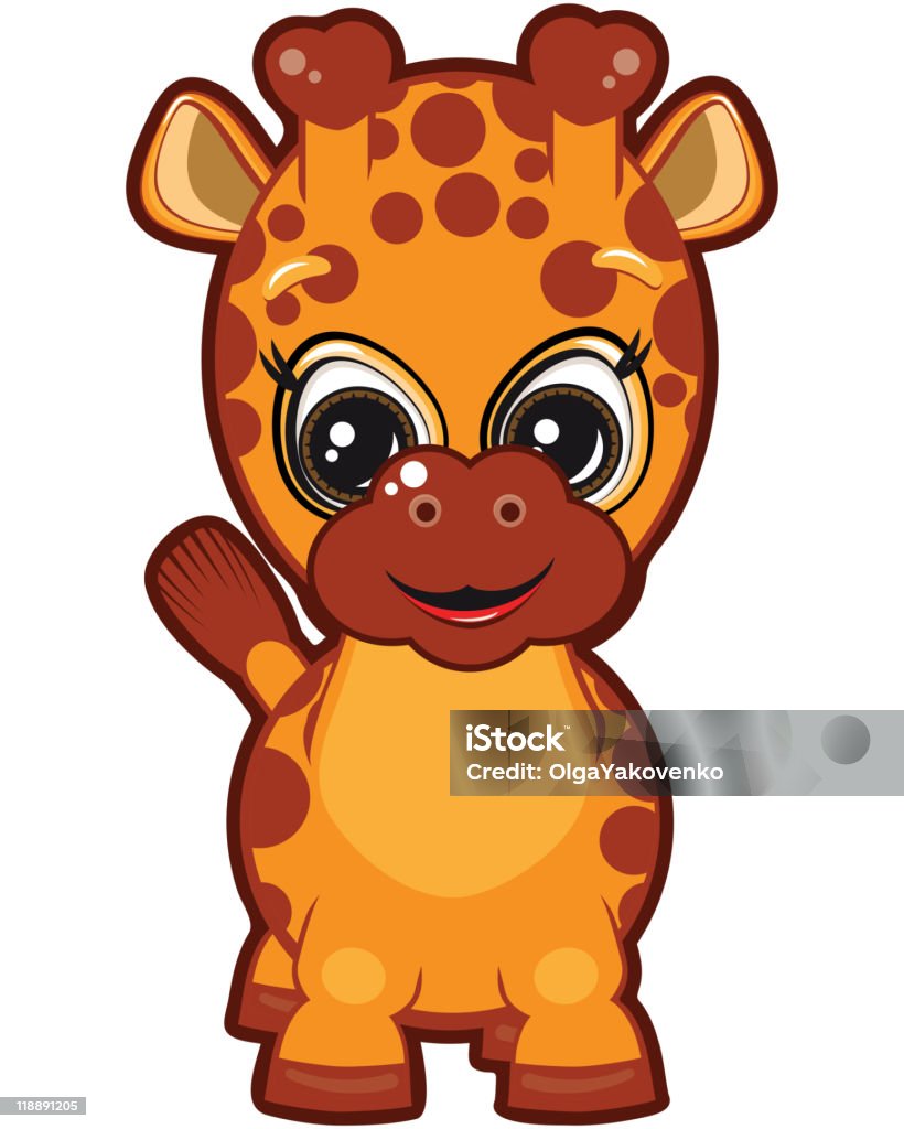 Little Girafa - Royalty-free Alto - Altura Humana arte vetorial