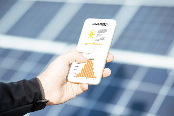 istock Examining production of solar power plant with digital tablet 1188915331
