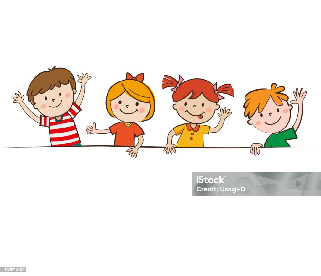 Ilustración de Dibujos Animados Niños Felices En Fondo Blanco Sosteniendo Estandarte En Blanco Niños Felices E Ilustración Vectorial De Banner y más Vectores Libres de Derechos de Cartel - iStock Ilustración de Dibujos Animados Niños Felices En Fondo Blanco Sosteniendo Estandarte En Blanco Niños Felices E Ilustración Vectorial De Banner y más Vectores Libres de Derechos de Cartel - iStock