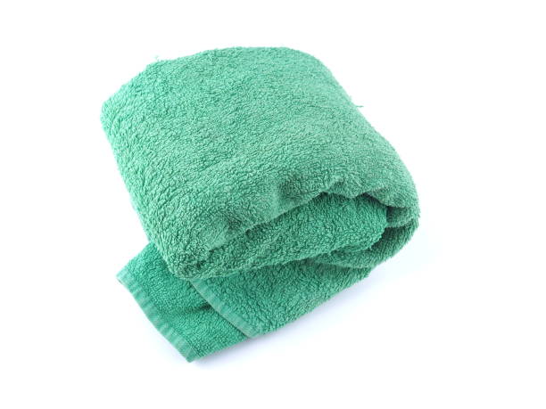 istock green towel on a white background 1188915933