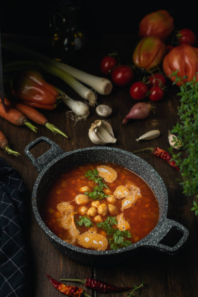 istock Vegetables, lentils and chickpeas vegetarian or vegan soup, source of protein 1188917088