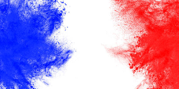 France Abstract exploding flag of France perfect for backgrounds and design. french flag photos stock pictures, royalty-free photos & images