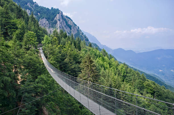 istock Tibetan suspension metal bridge 1188918056