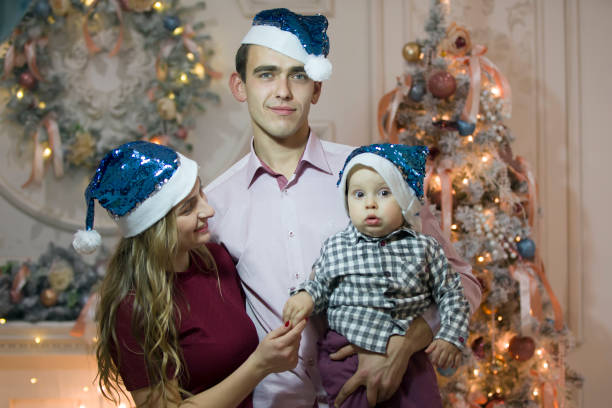 istock Family at home at Christmas 1188919565