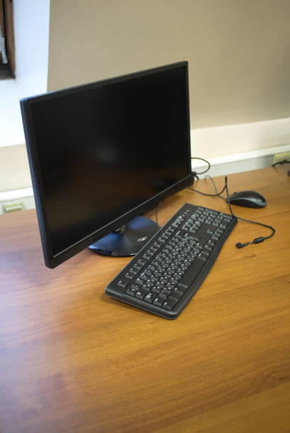 istock Workplace with lcd monitor, keyboard and mouse 1188920825