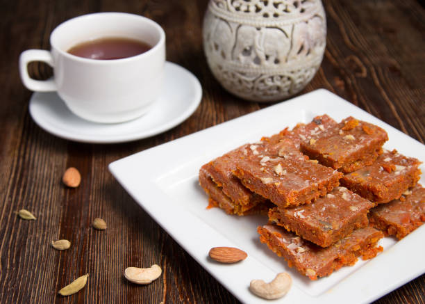 istock Gajar halva with nuts. National Indian dessert. 1188921024
