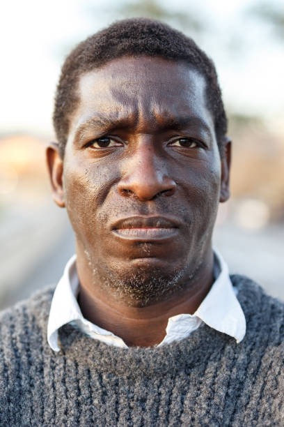 istock Portrait of confused African man 1188921297