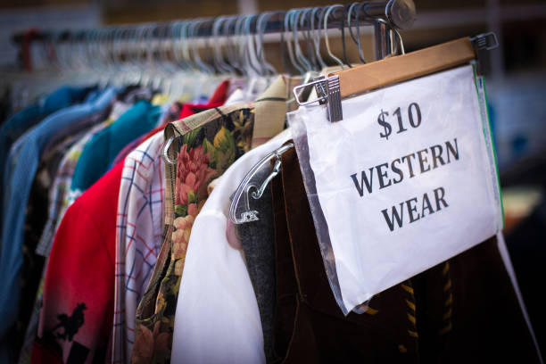 istock Santa Fe, NM: Rack of $10 Westernwear 1188925971
