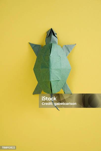 Origamiturtle Stockfoto und mehr Bilder von Origami - Origami, Wasserschildkröte, Dekoration