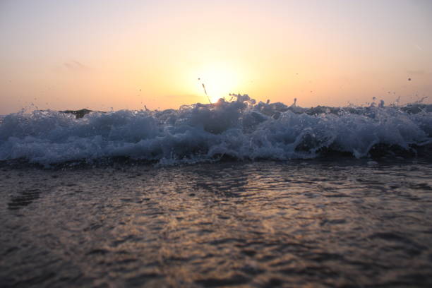 istock Amazing sea sunset, the sun, waves, clouds 1188936060