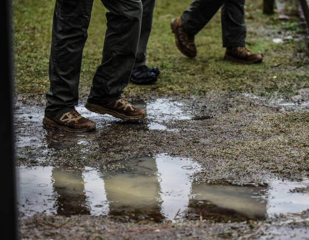 istock Police and Military wearing Tactical Boots 1188936777