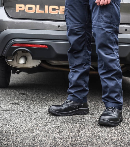 istock Police and Military wearing Tactical Boots 1188936824