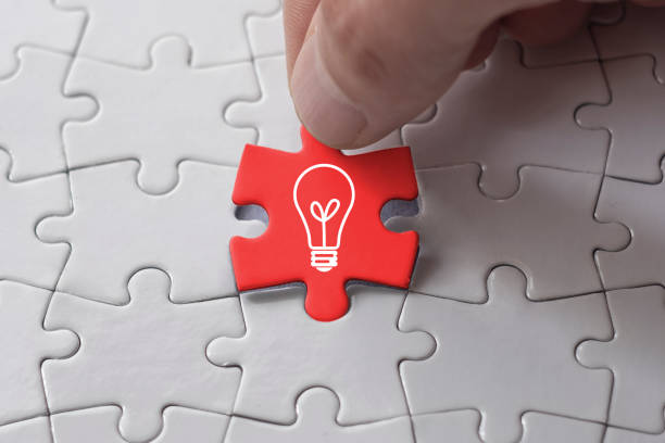 istock New idea on the puzzle piece 1188937329