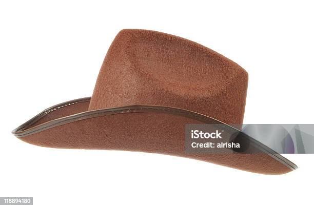 Foto de Chapéu De Cowboy e mais fotos de stock de Chapéu de Cowboy - Chapéu de Cowboy, Figura para recortar, Chapéu