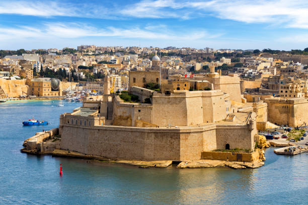 istock Malta - Mediterranean travel destination, fort St. Angelo in Birgu 1188945507