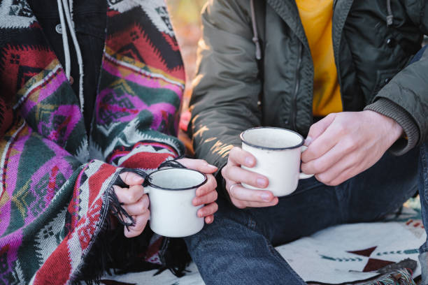 istock Two people having a lovely time outdoors in autumn. 1188946622