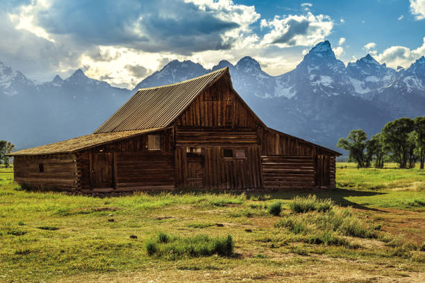 istock Sunlight on the Barn, Grand Teton National Park 1188954073