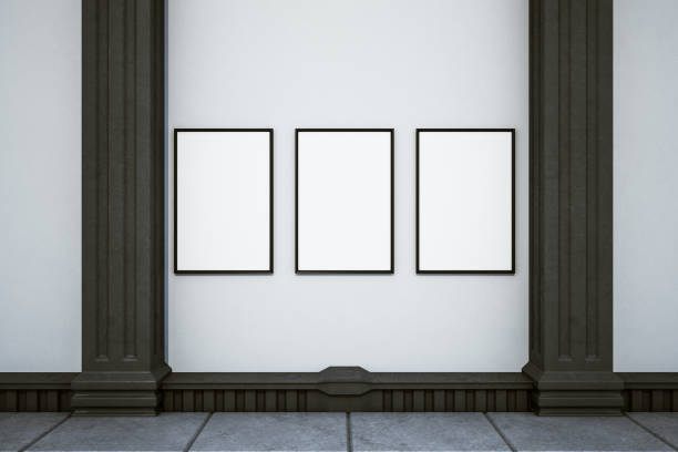 istock Contemporary classic interior with banner 1188954528