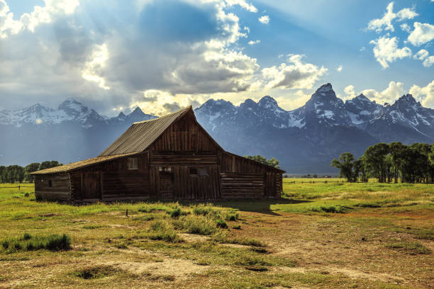 istock Sunlight on the Barn, Grand Teton National Park 1188954725