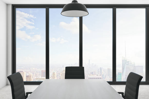 istock Contemporary meeting room interior 1188956143