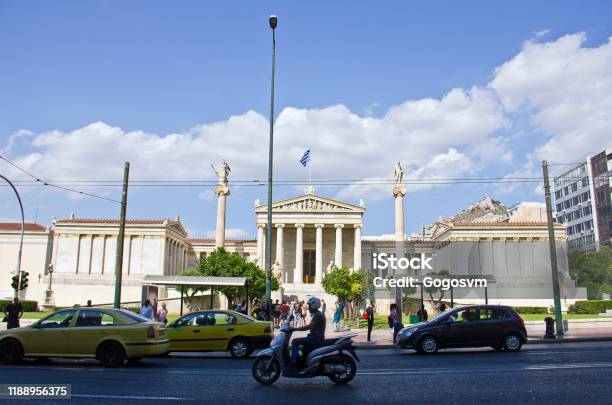 Athens View Stock Photo - Download Image Now - Athens - Greece, Traffic, City Street