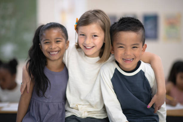 istock Multi-Ethnic Group of Elementary Students Portrait stock photo 1188956636