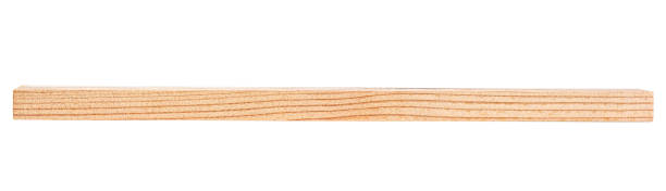 istock Wood plank isolated on a white background. Pine tree. 1188959733