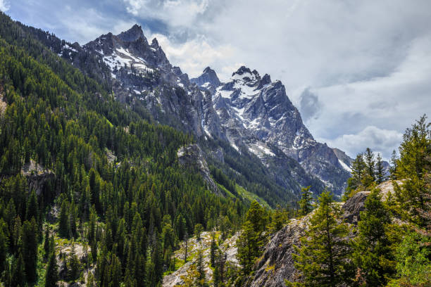 istock Grand Tetons Peak as seen from the Inspiration Point 1188963067