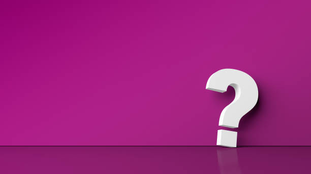istock Question mark on a purple background. Background for design with graphic question 1188964465