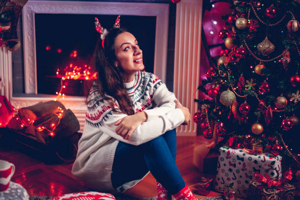 istock Christmas Woman 1188967773