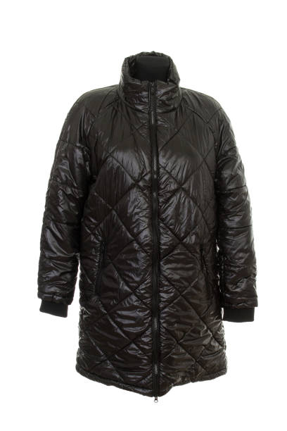 istock long warm quilted sintepon coat, isolated on white 1188968637