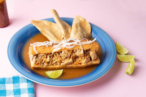 Mexican drowned sandwich also called 