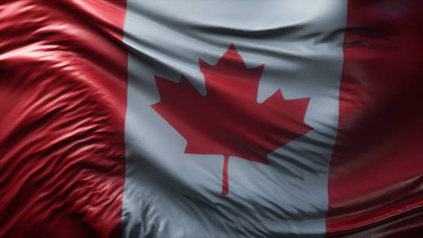 istock 3d illustration of Canada flag 1188974072