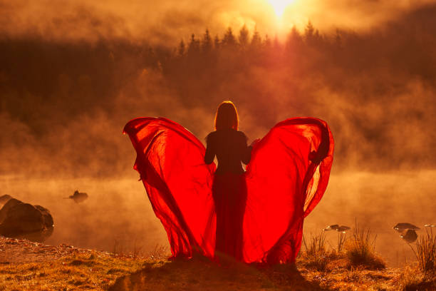 istock Golden sunrise at the lake 1188978753