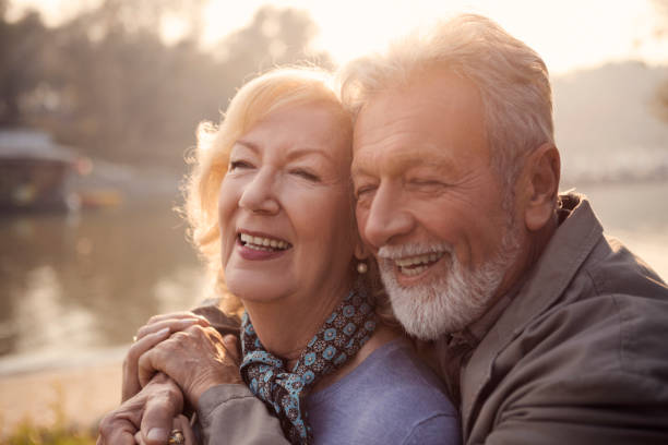 istock Happy romantic mature couple 1188979010