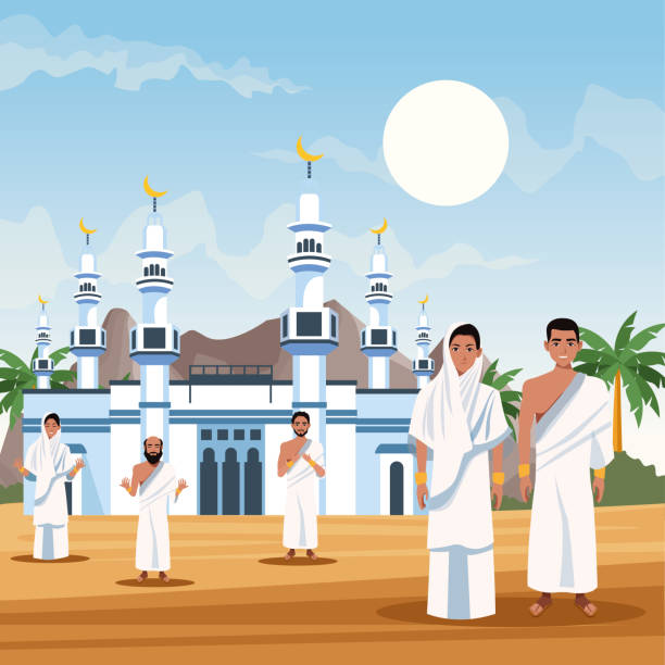 istock muslims persons in hajj mabrur travel celebration 1188980444