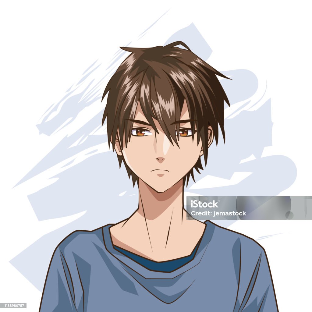 Young Man Anime Style Character Stock Illustration - Download Image Now -  Manga Style, Characters, Boys - iStock