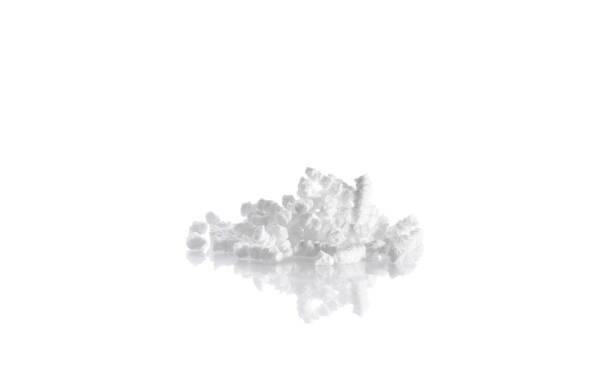 istock Soda bicarbonate granules isolated on a white background. Fast heartburn relief 1188980812