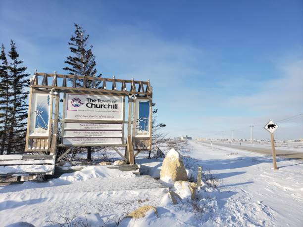 Churchill Manitoba Canada stock photo