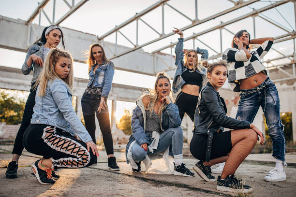 istock Young female dancers 1188996711